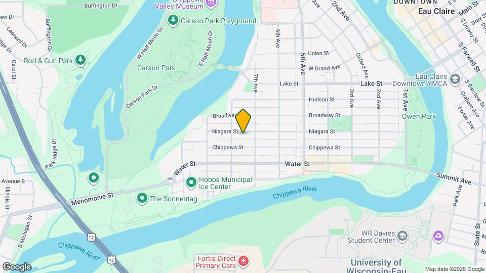 721 Niagara St Mapa y Detalles de la Ubicación