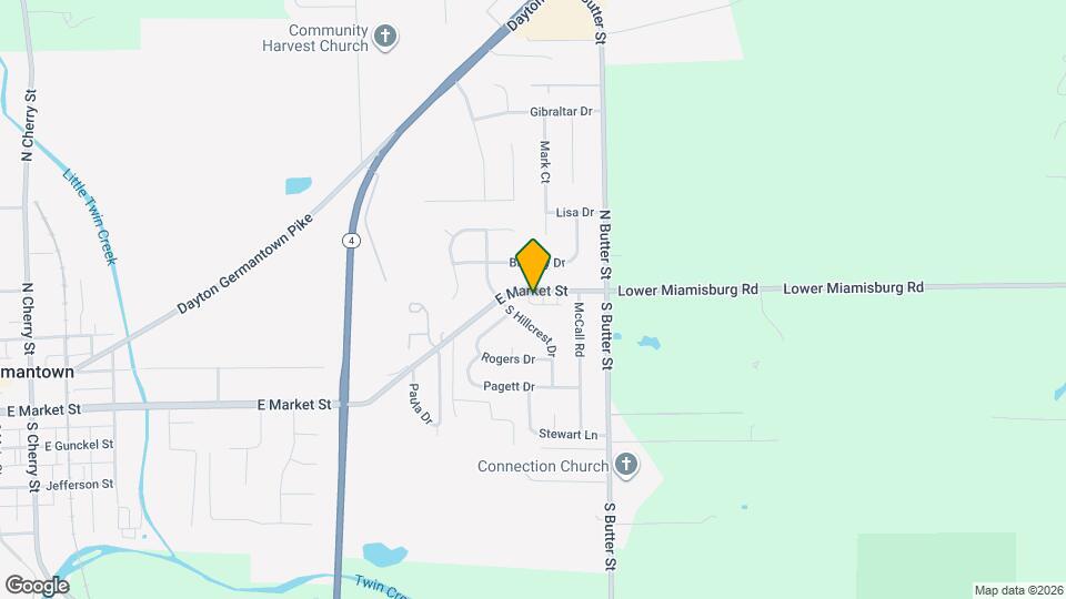 1419 E Market St Map and Location Details