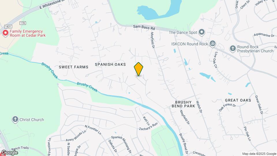 2105 Vivian Dr Map and Location Details