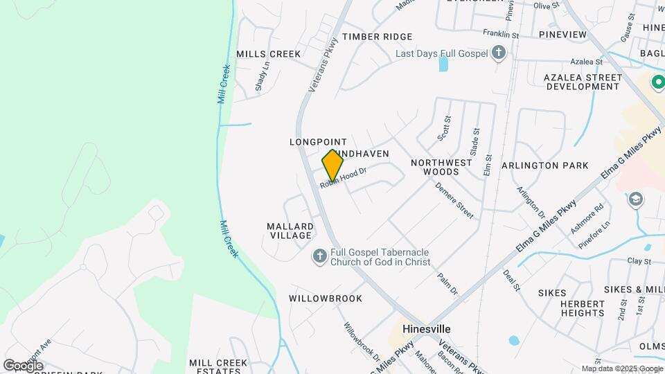 705 Robin Hood Dr Map and Location Details