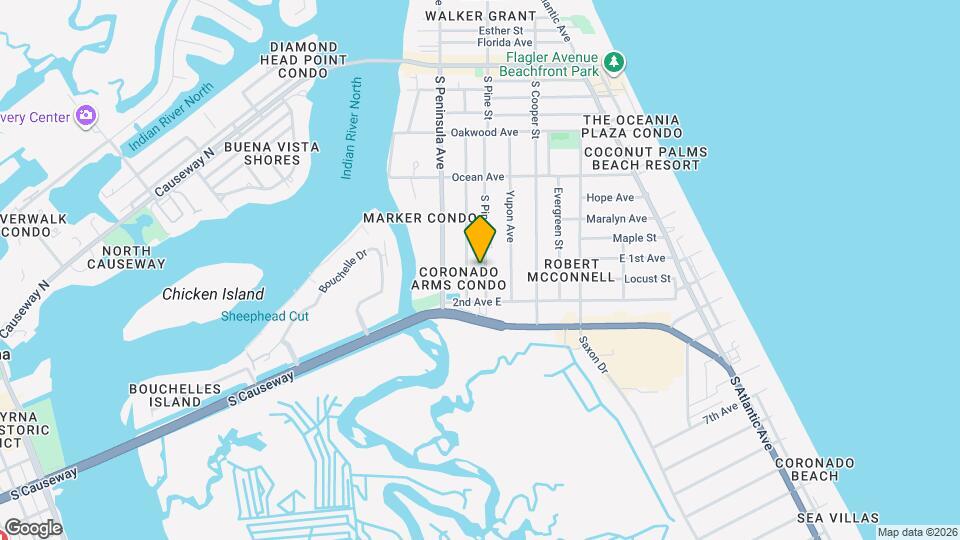 646 S Pine St Map and Location Details