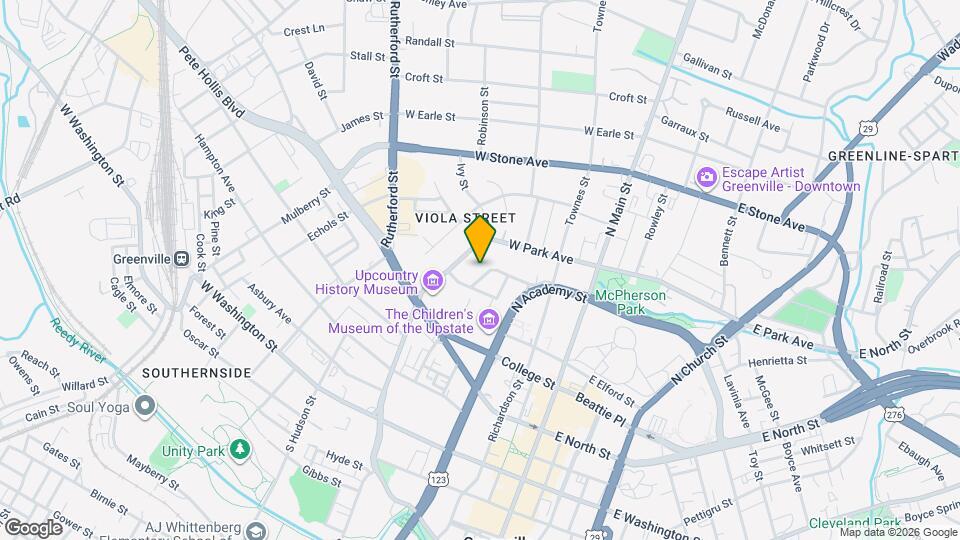 114 Central Ave Map and Location Details