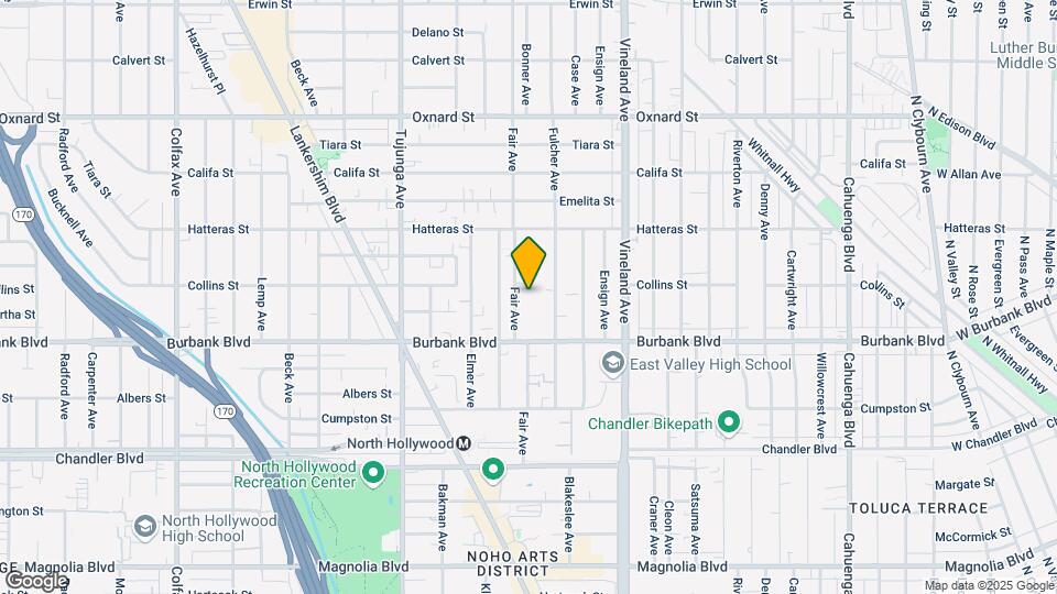 5650 Fair Ave Map and Location Details