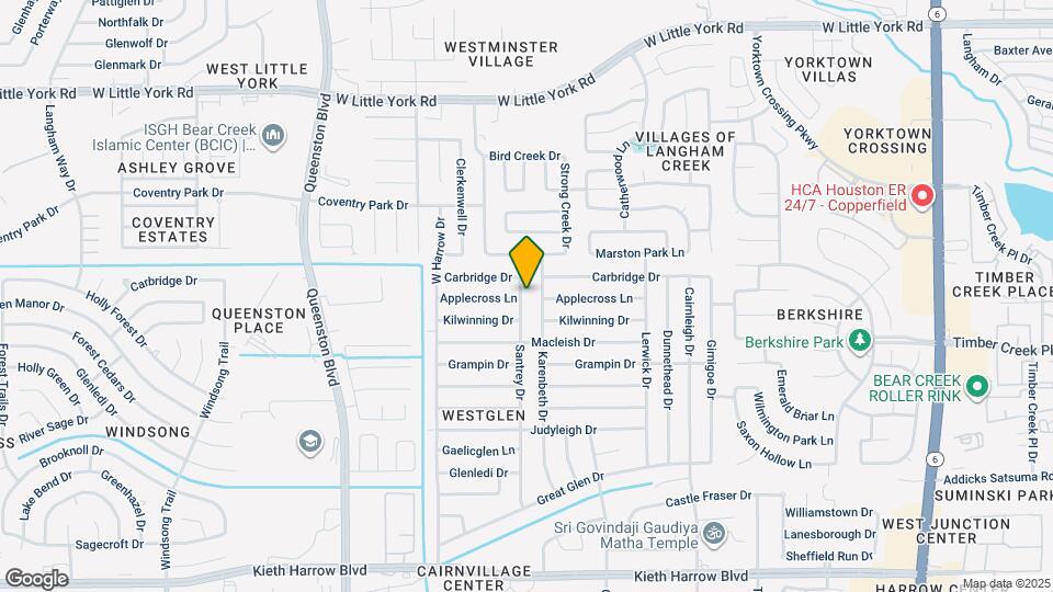 5530 Santrey Dr Map and Location Details