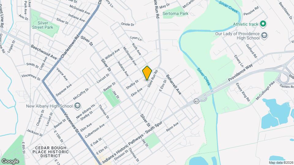 2235 Ekin Ave Map and Location Details