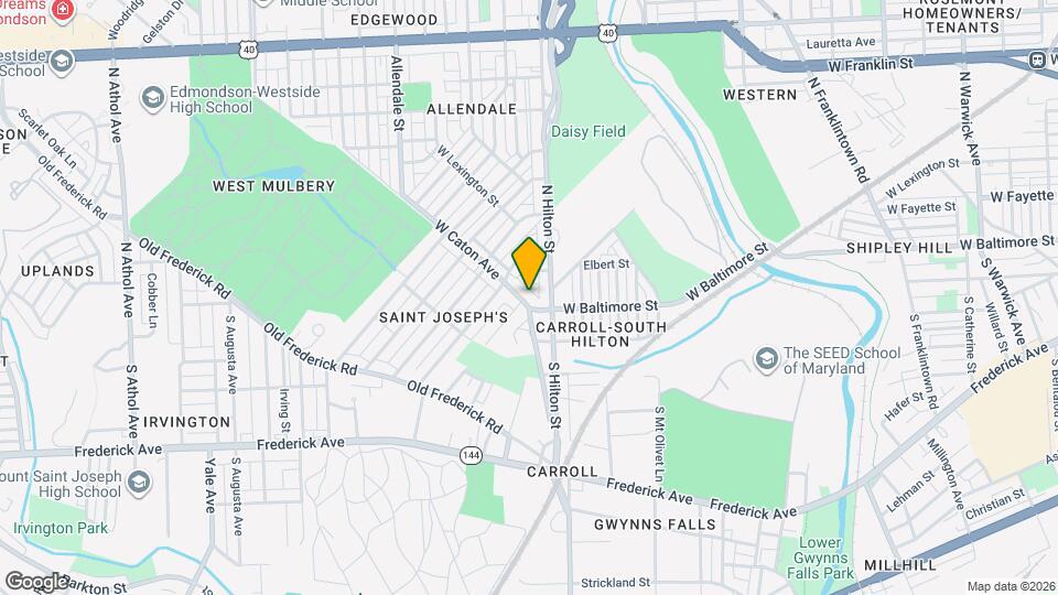 3336 W Caton Ave Map and Location Details