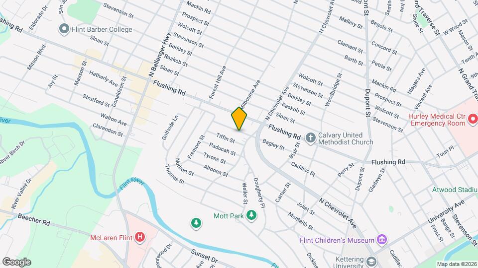 2515 Bagley St Map and Location Details