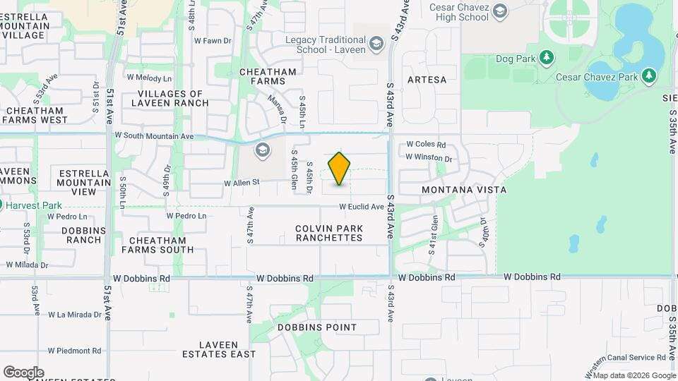 4436 W Samantha Way Map and Location Details