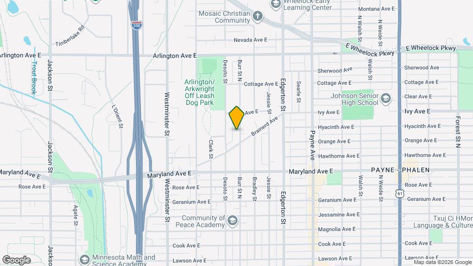 1279 Burr St N Map and Location Details