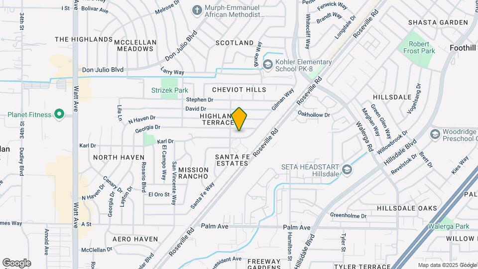 5905 Gilman Way Map and Location Details