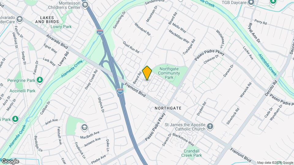 3841 Milton Terrace Map and Location Details