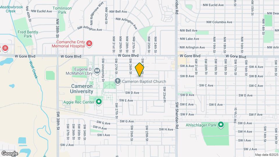 2518 SW B Ave Map and Location Details