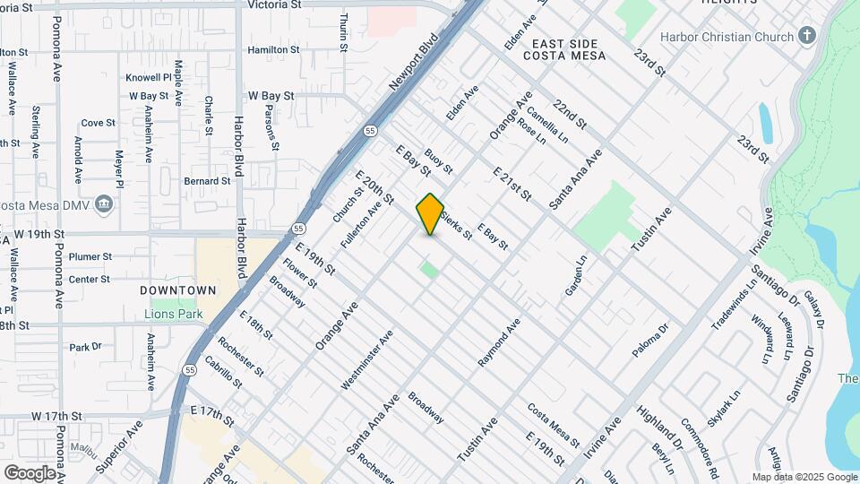 217 E 20th St Map and Location Details
