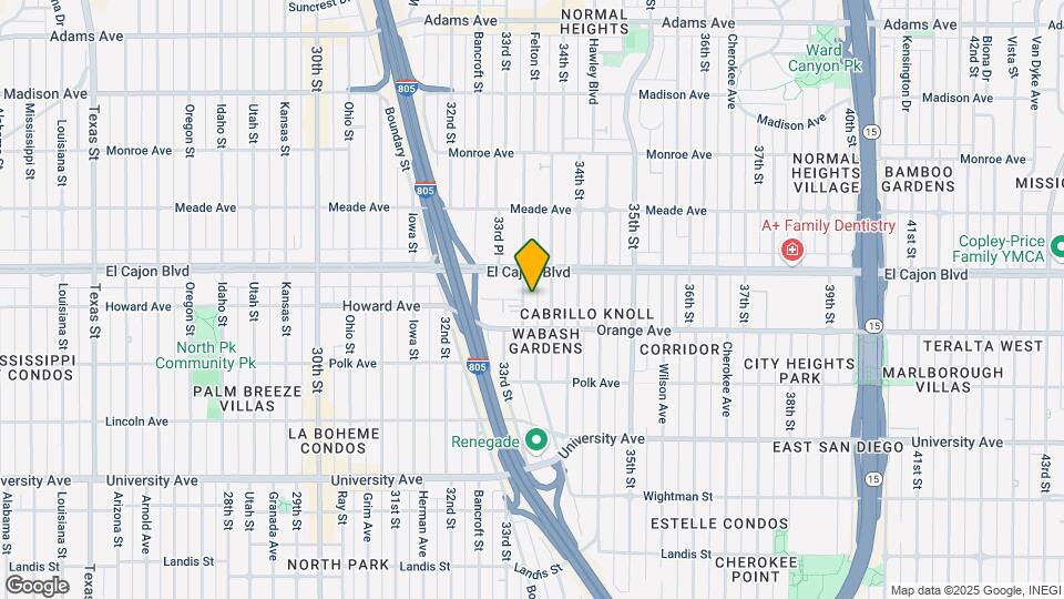 4251 33rd St Map and Location Details