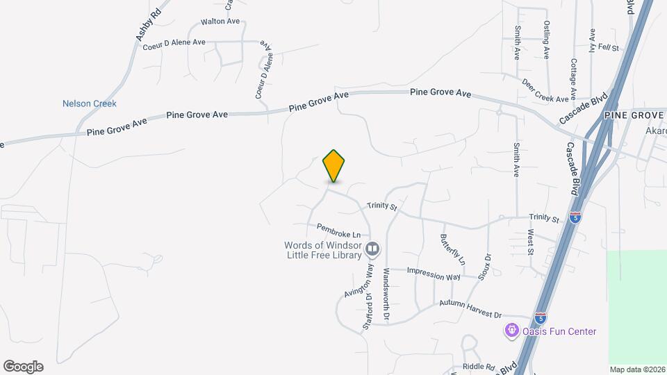 2891 Chaucer Way Map and Location Details