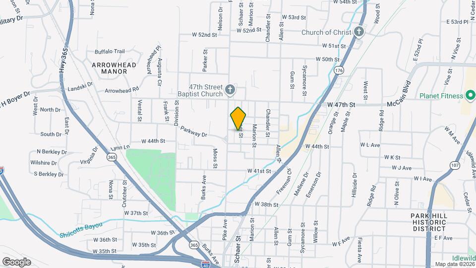 4417 Schaer St Map and Location Details