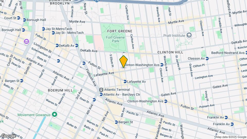 101 Lafayette Ave Map and Location Details