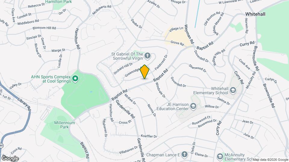 5332 Baptist Rd Map and Location Details