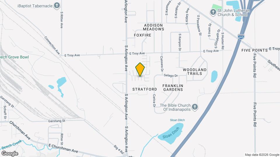 6119 Wildcat Dr Map and Location Details
