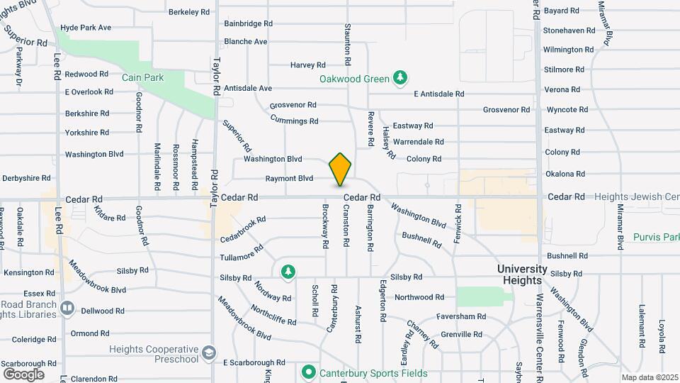 13661 Cedar Rd Map and Location Details