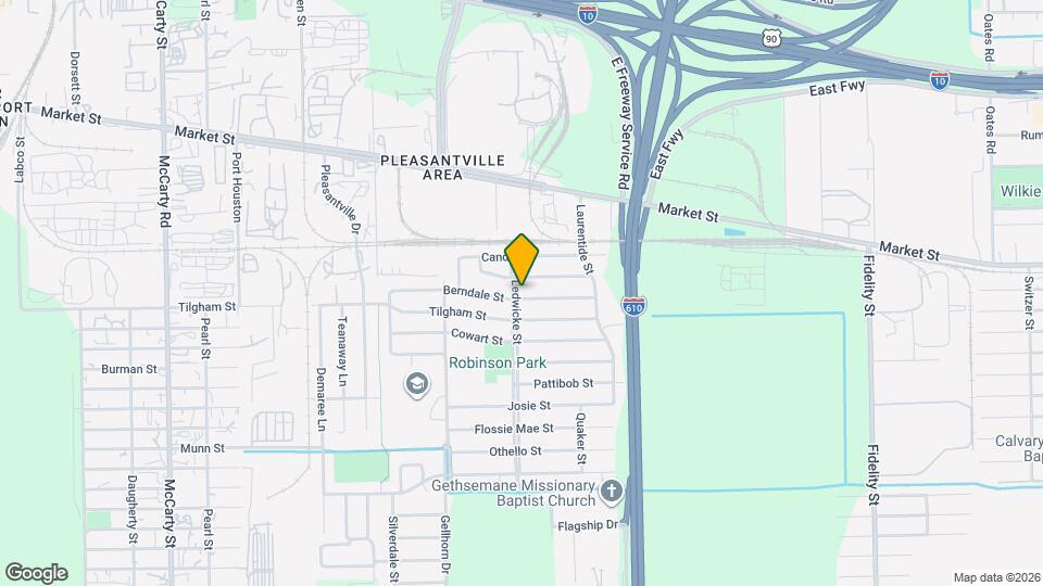 8703 Berndale St Map and Location Details