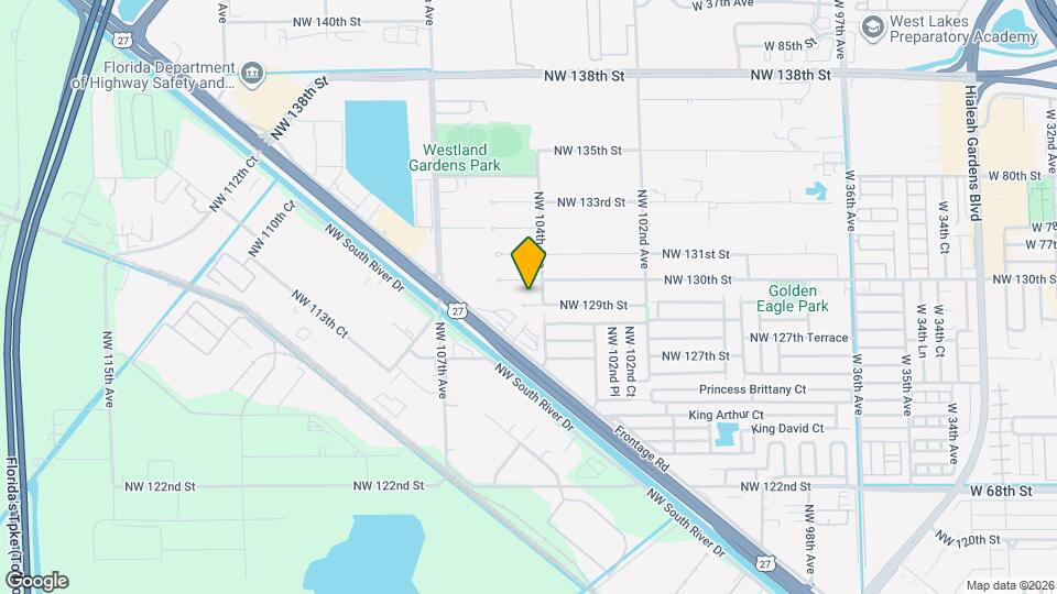 10417 NW 129th St Map and Location Details