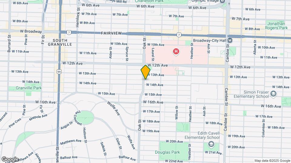 2920 Oak St Map and Location Details