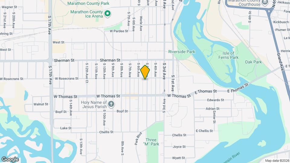 1006 S 5th Ave Map and Location Details