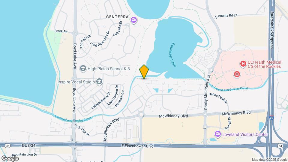 4645 Hahns Peak Dr Map and Location Details