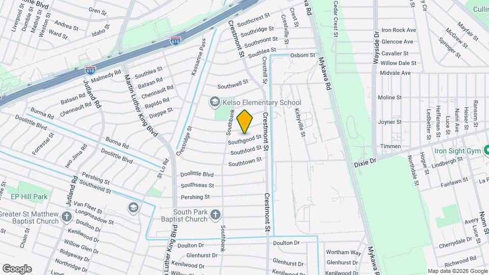 5933 Southgood St Map and Location Details