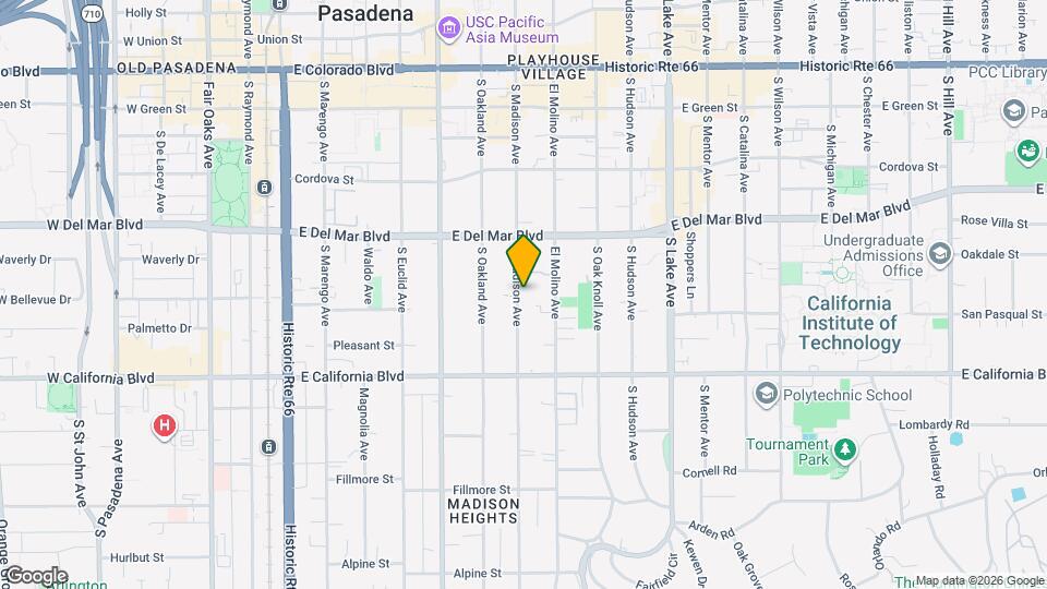 420 S Madison Ave, Unit 310 Map and Location Details