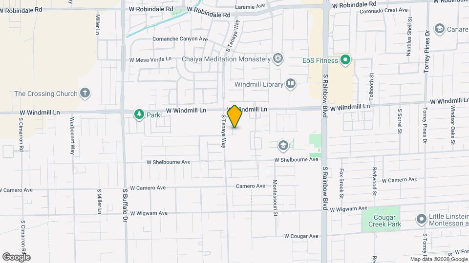 8186 Lone Boulder St Map and Location Details