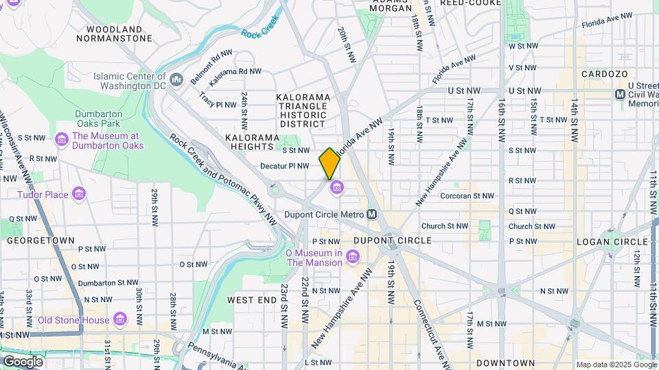 2110 R St NW Map and Location Details