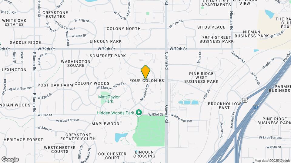 8108 Monrovia St Map and Location Details