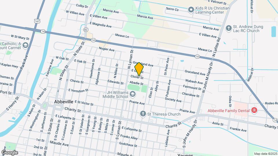 1218 Clover St Mapa y Detalles de la Ubicación