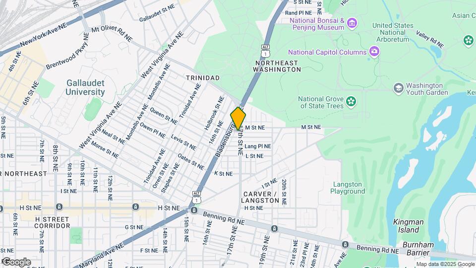 1140 17th St NE Map and Location Details