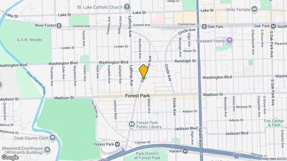 Forest Park Apartments Map and Location Details