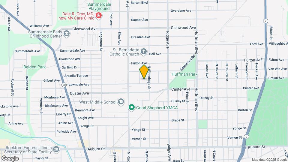 2311 Lawndale Ave Map and Location Details