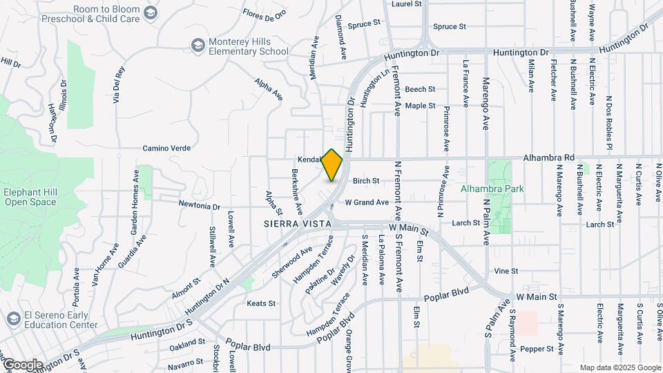 5717 Huntington Dr N Mapa y Detalles de la Ubicación