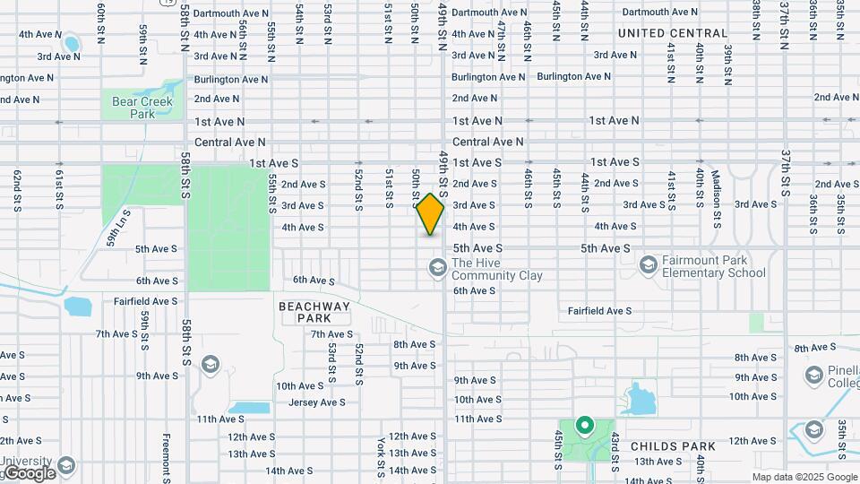 4927 5th Ave S Map and Location Details
