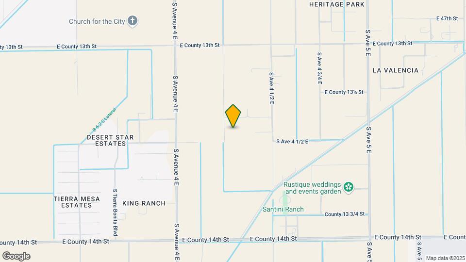 13451 S Ave 4 1/4 E Map and Location Details