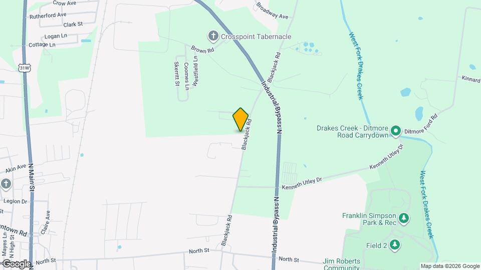 801 Blackjack Rd Map and Location Details