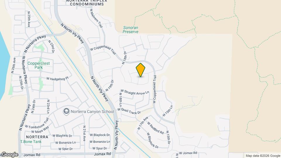 27523 N 17th Ln Map and Location Details