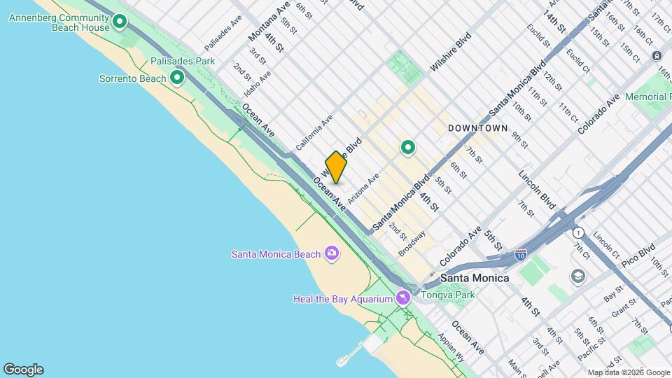 1221 Ocean Ave Map and Location Details