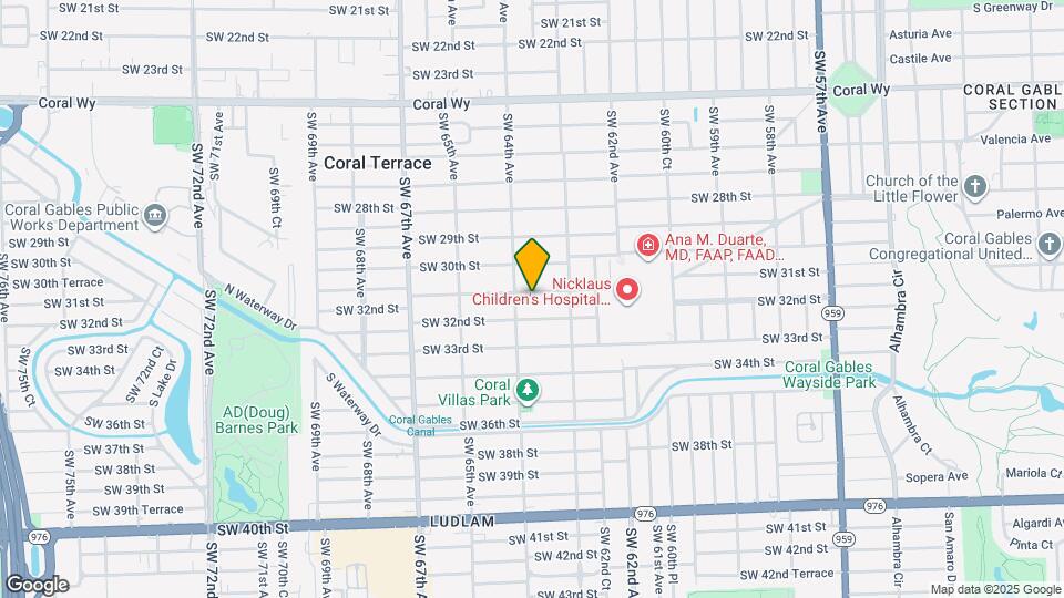 6384 SW 31st St Map and Location Details