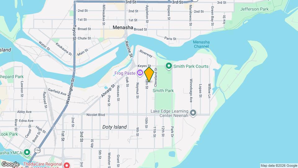 334 Elm St Mapa y Detalles de la Ubicación