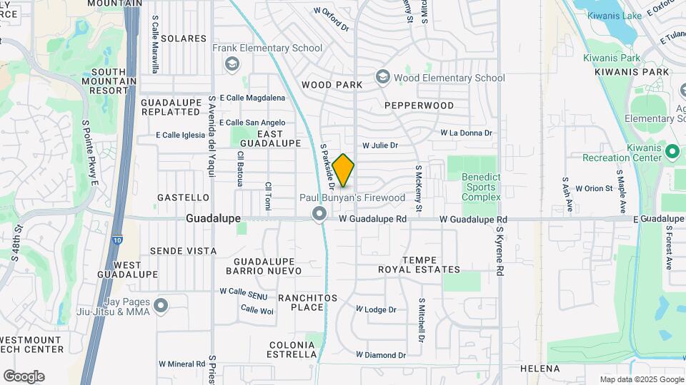 6314 S Colonial Way Map and Location Details