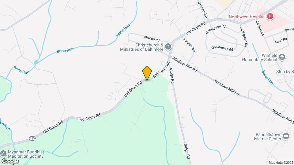 9033 Old Court Rd Map and Location Details