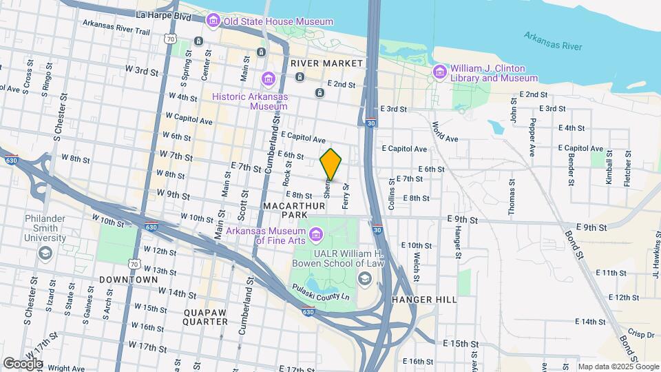 Kramer School Artist Co-Op Map and Location Details
