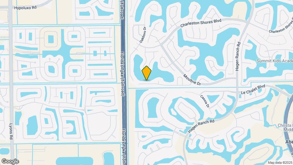 7805 Springfield Lake Dr Map and Location Details